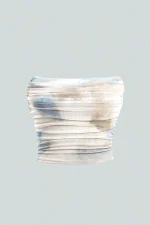 کراپ تاپ آبرنگی آبی استخوانی
